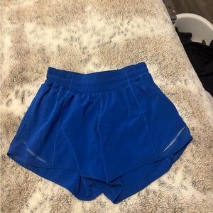Blue Hotty Hot Lululemon Shorts